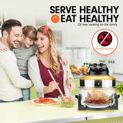 Pronti 17L Family Turbo Convection Oven Broiler Cooker - A18 Black V240-OVN-17L-A18-BK