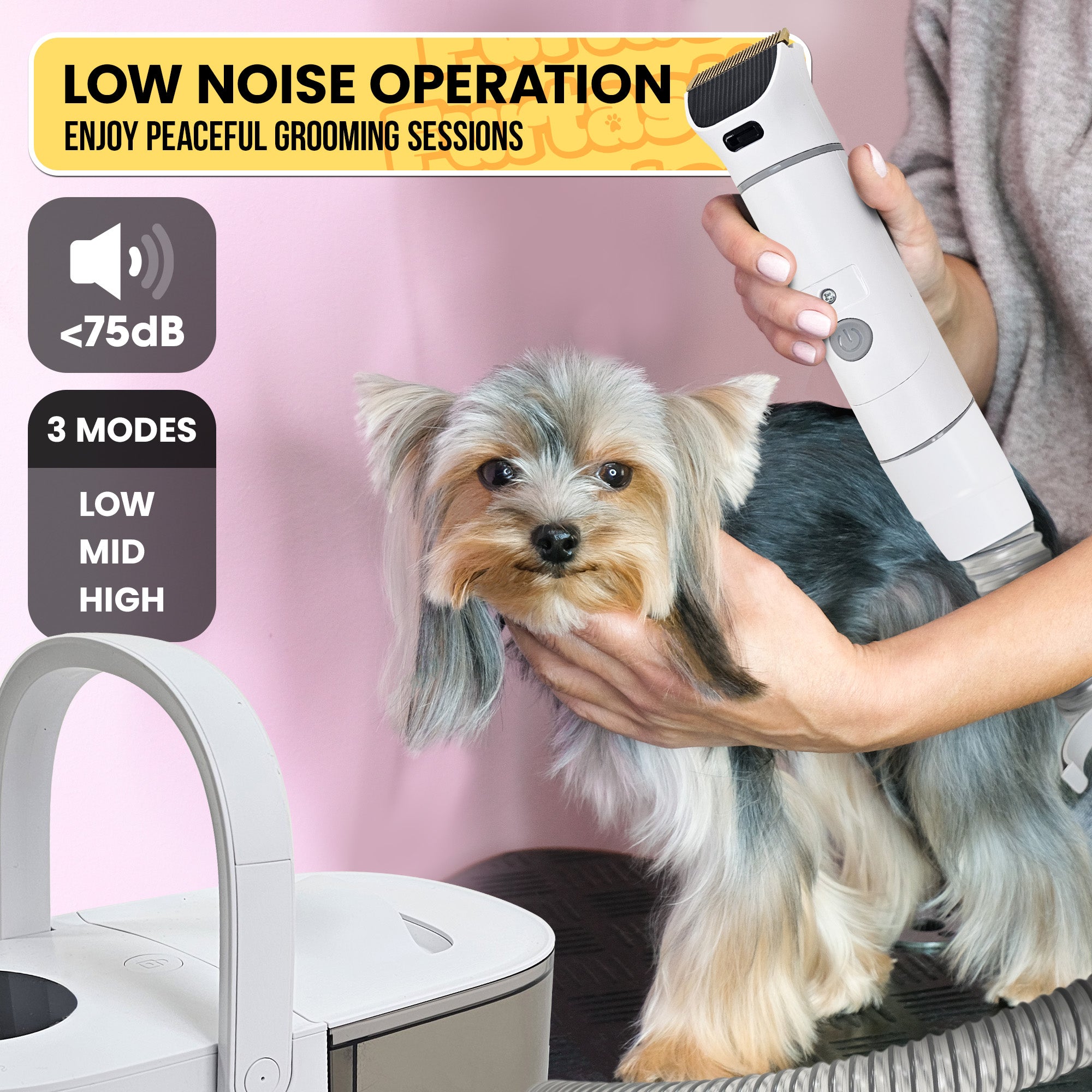 Furtastic 8-in-1 Xl Pet Grooming Kit Vacuum Cleaner V240-PGM-PC-S2