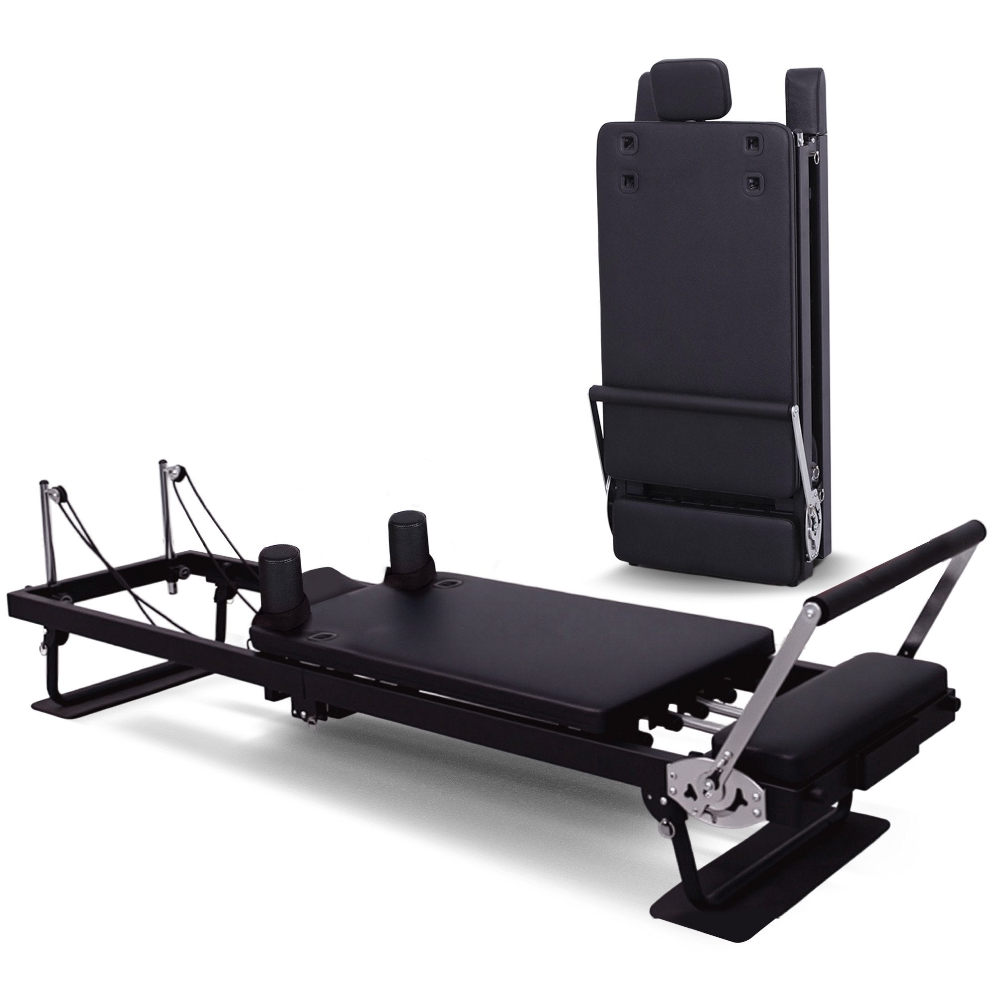 Powertrain Aria Steel Foldable Pilates Board Reformer Multifunctional Core Exercise Set Ab Trainer With V240-PLT-CHY-S03-BK