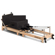 Powertrain Selina Pilates Reformer Machine Wooden Folding Multifunctional Home Gym Equipment with Jumpboard & V240-PLT-JYI-F2W-BK