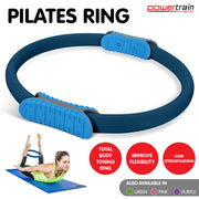 Powertrain Pilates Ring Band Yoga Home Workout Exercise Band Blue V240-PLT-RNG-BU