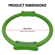 Powertrain Pilates Ring Band Yoga Home Workout Exercise Band Green V240-PLT-RNG-GN
