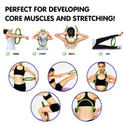Powertrain Pilates Ring Band Yoga Home Workout Exercise Band Green V240-PLT-RNG-GN
