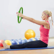 Powertrain Pilates Ring Band Yoga Home Workout Exercise Band Green V240-PLT-RNG-GN