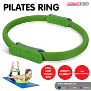 Powertrain Pilates Ring Band Yoga Home Workout Exercise Band Green V240-PLT-RNG-GN