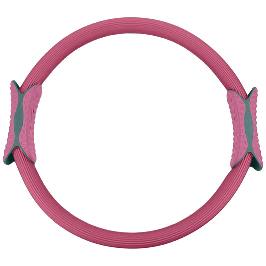 Powertrain Pilates Ring Band Yoga Home Workout Exercise Band Pink V240-PLT-RNG-PK