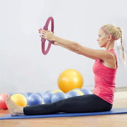 Powertrain Pilates Ring Band Yoga Home Workout Exercise Band Pink V240-PLT-RNG-PK