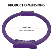 Powertrain Pilates Ring Band Yoga Home Workout Exercise Band Purple V240-PLT-RNG-PU