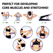 Powertrain Pilates Ring Band Yoga Home Workout Exercise Band Purple V240-PLT-RNG-PU