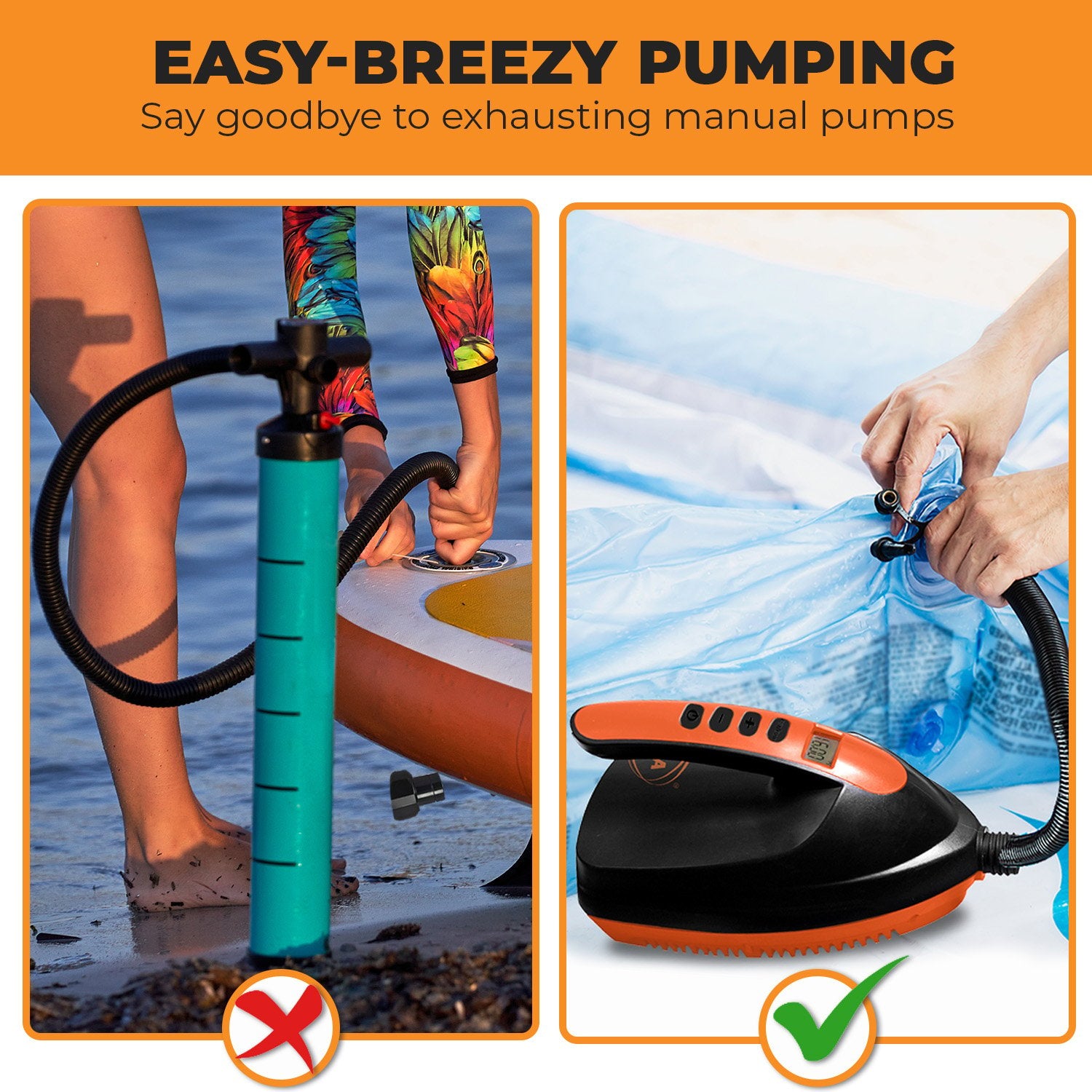 Kahuna Portable Electric Air Pump 12V for Inflatable Paddle Boards V240-PMP-KDO-781