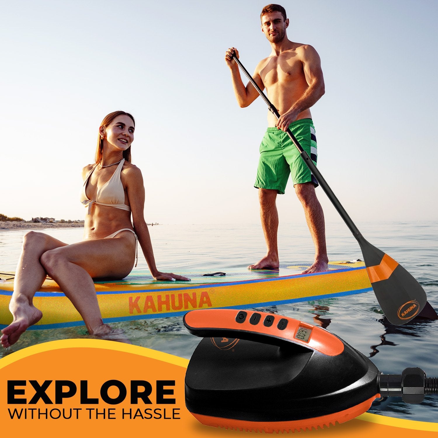 Kahuna Portable Electric Air Pump 12V for Inflatable Paddle Boards V240-PMP-KDO-781