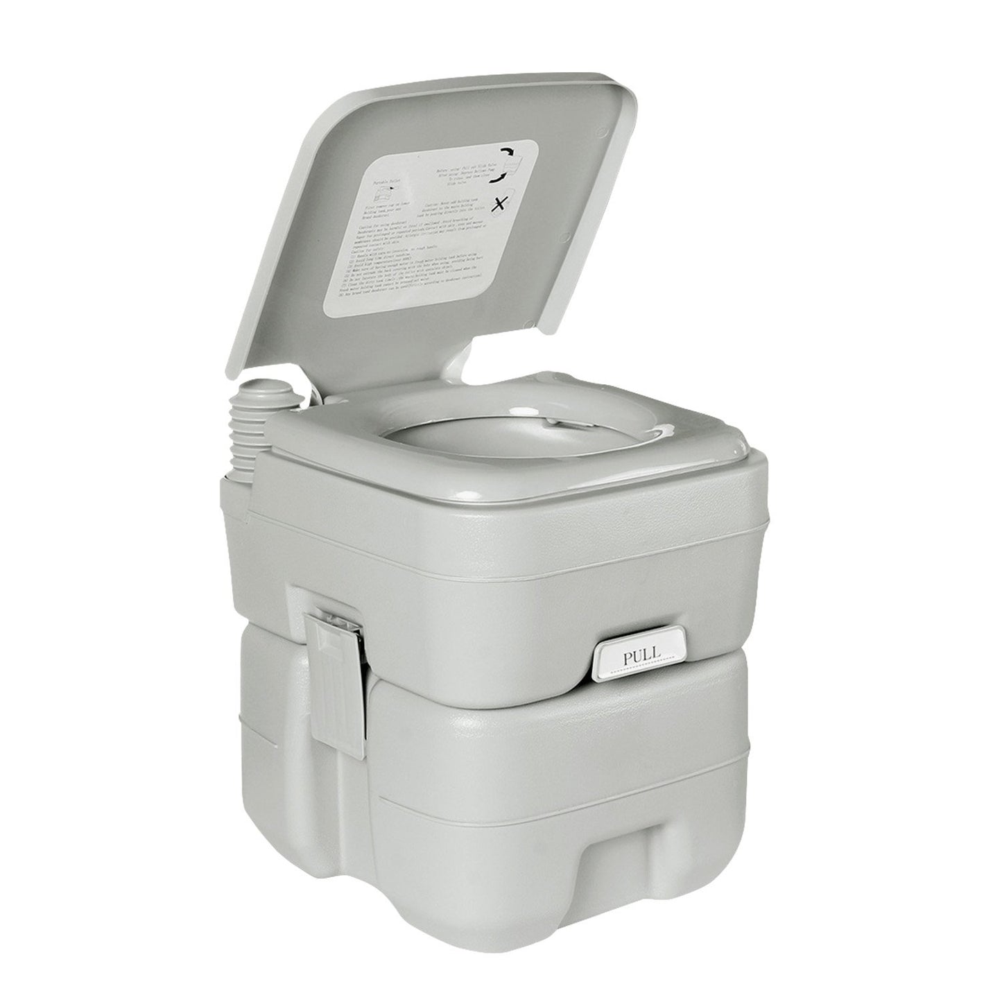 Wallaroo 20l Camping Portable Toilet Press Flush Pump V240-PTL-MAS-20L-001