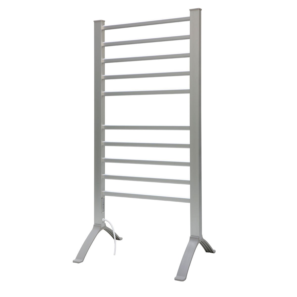 Pronti Heated Towel Rack With Timer Wall-mounted Freestanding Electric 160 Watts V240-PTR-EVA-160-TM