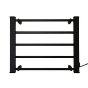 Pronti Heated Towel Rack Electric Bathroom Towel Rails Warmer Ev-90 -black V240-PTR-EVA-90-BK