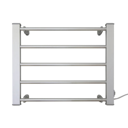 Pronti Heated Towel Rack Electric Bathroom Towel Rails Warmer Ev-90- Silver V240-PTR-EVA-90-SL