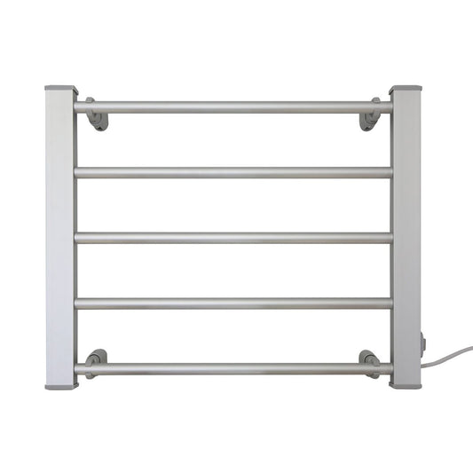 Pronti Heated Towel Rack Electric Bathroom Towel Rails Warmer Ev-90- Silver V240-PTR-EVA-90-SL