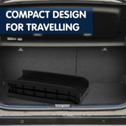 Furtastic Foldable Car Dog Ramp Vehicle Ladder Step Stairs - Black V240-PTR-PRO-BK