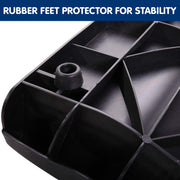 Furtastic Foldable Car Dog Ramp Vehicle Ladder Step Stairs - Black V240-PTR-PRO-BK