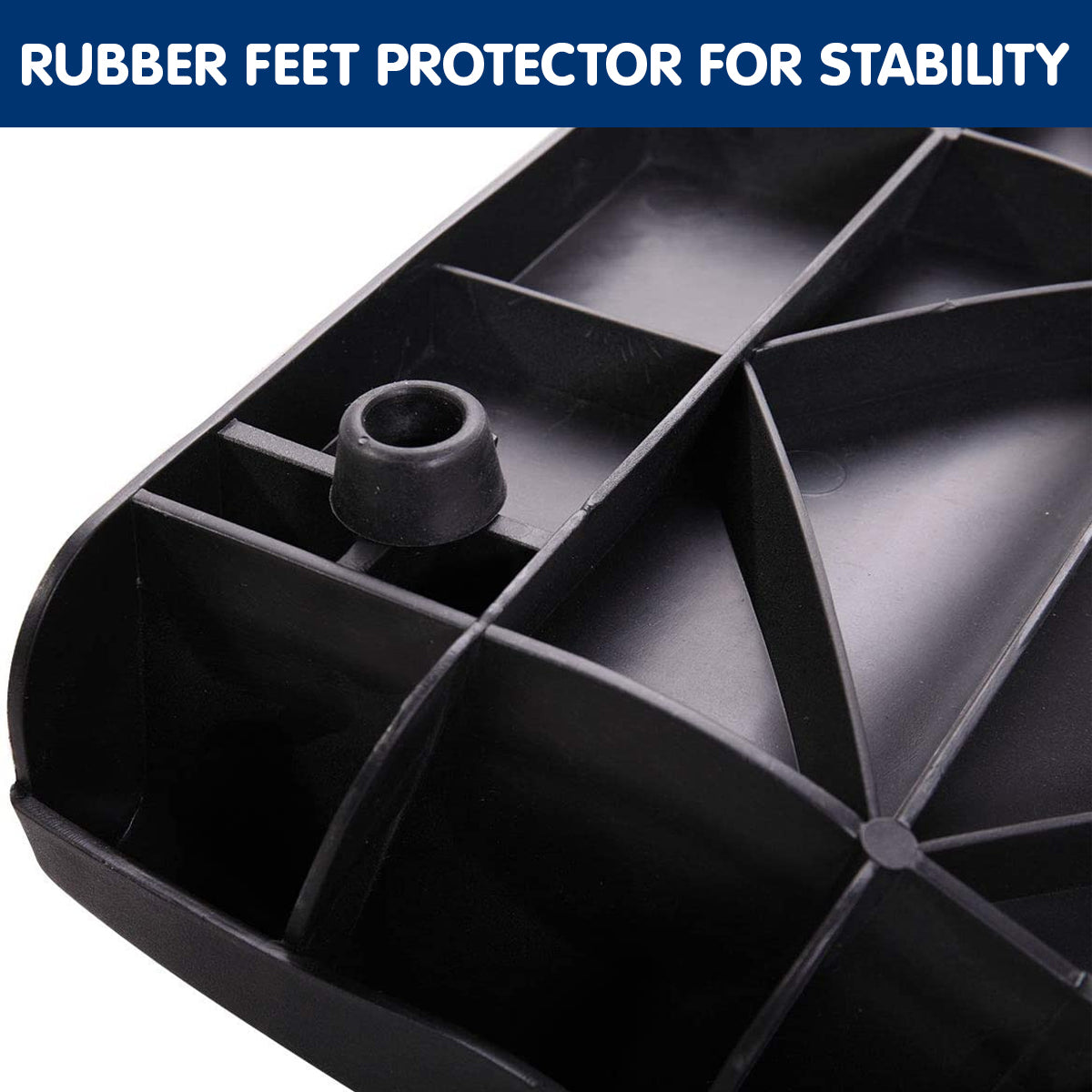Furtastic Foldable Car Dog Ramp Vehicle Ladder Step Stairs - Black V240-PTR-PRO-BK