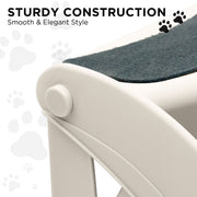 Furtastic 38cm Foldable Pet Stairs Ramp - White V240-PTS-EJE-434-WH