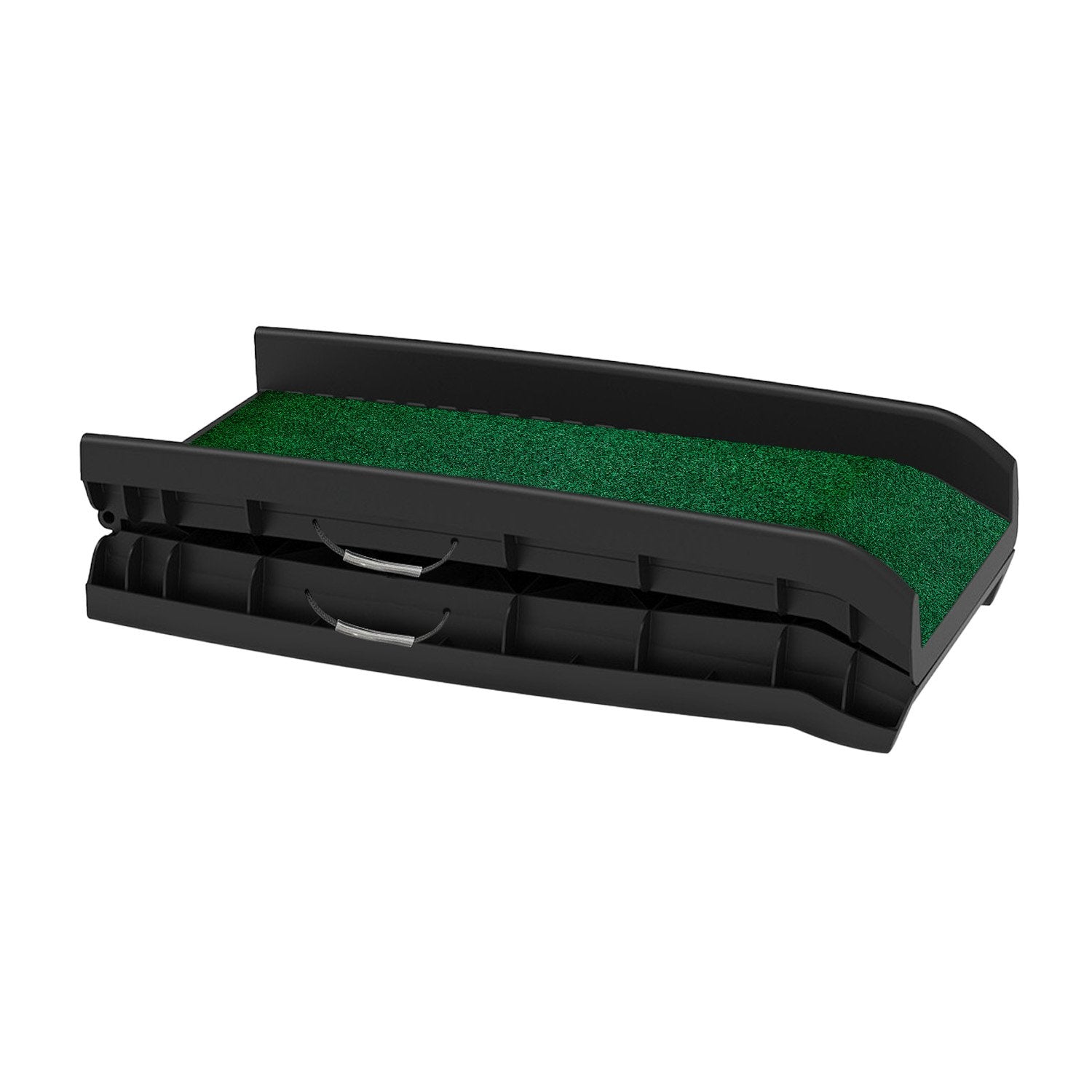 Furtastic Foldable Dog Ramp with Poly-Grass Grip Surface Non-Slip UV Protection V240-PTS-EJE-DF-GRS