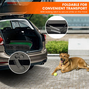 Furtastic Foldable Dog Ramp with Poly-Grass Grip Surface Non-Slip UV Protection V240-PTS-EJE-DF-GRS