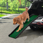 Furtastic Foldable Dog Ramp with Poly-Grass Grip Surface Non-Slip UV Protection V240-PTS-EJE-DF-GRS