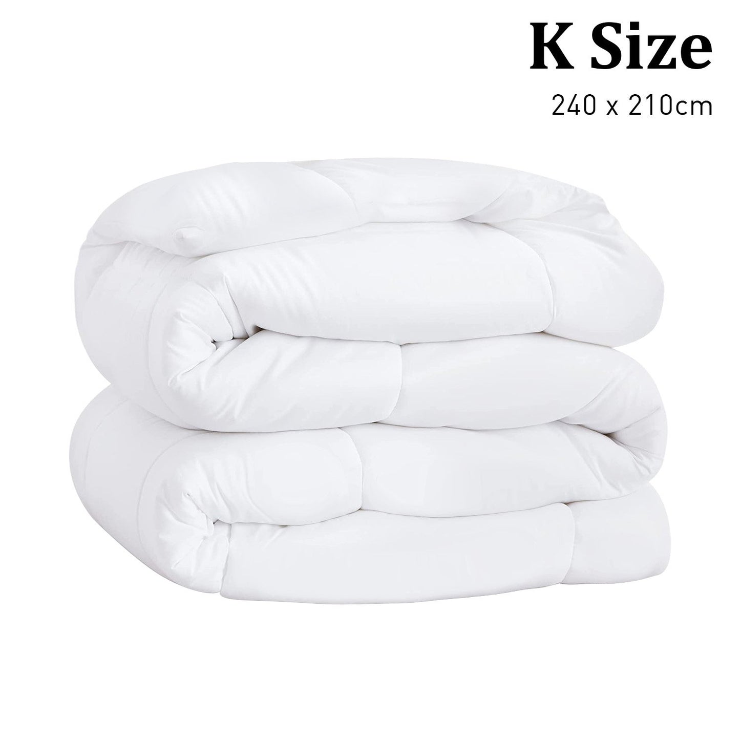 Laura Hill 500GSM Duck Down Feather Quilt Duvet Doona - King V240-QLT-DDF-500-KN