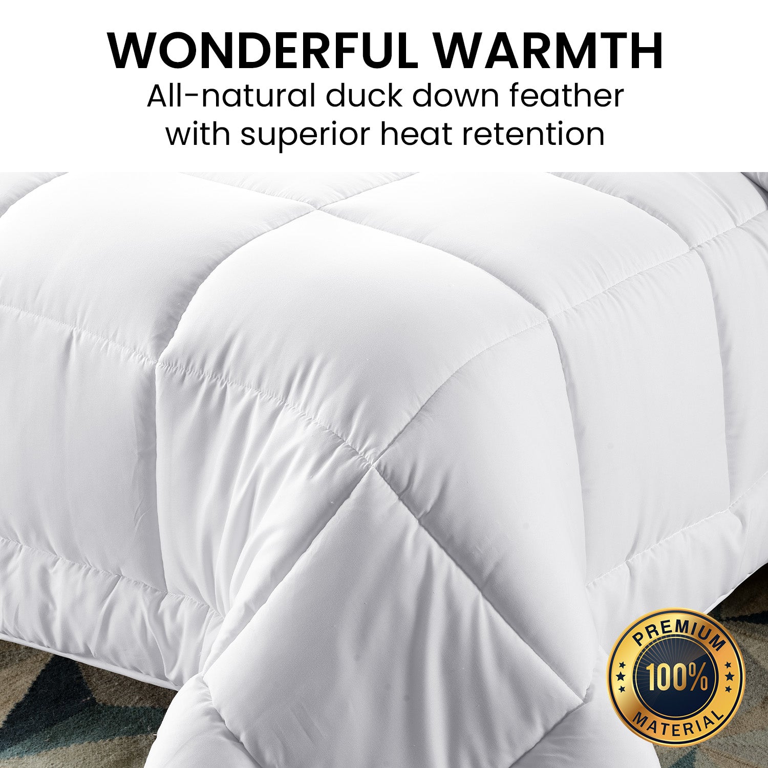 Laura Hill 500GSM Duck Down Feather Quilt Duvet Doona - King V240-QLT-DDF-500-KN