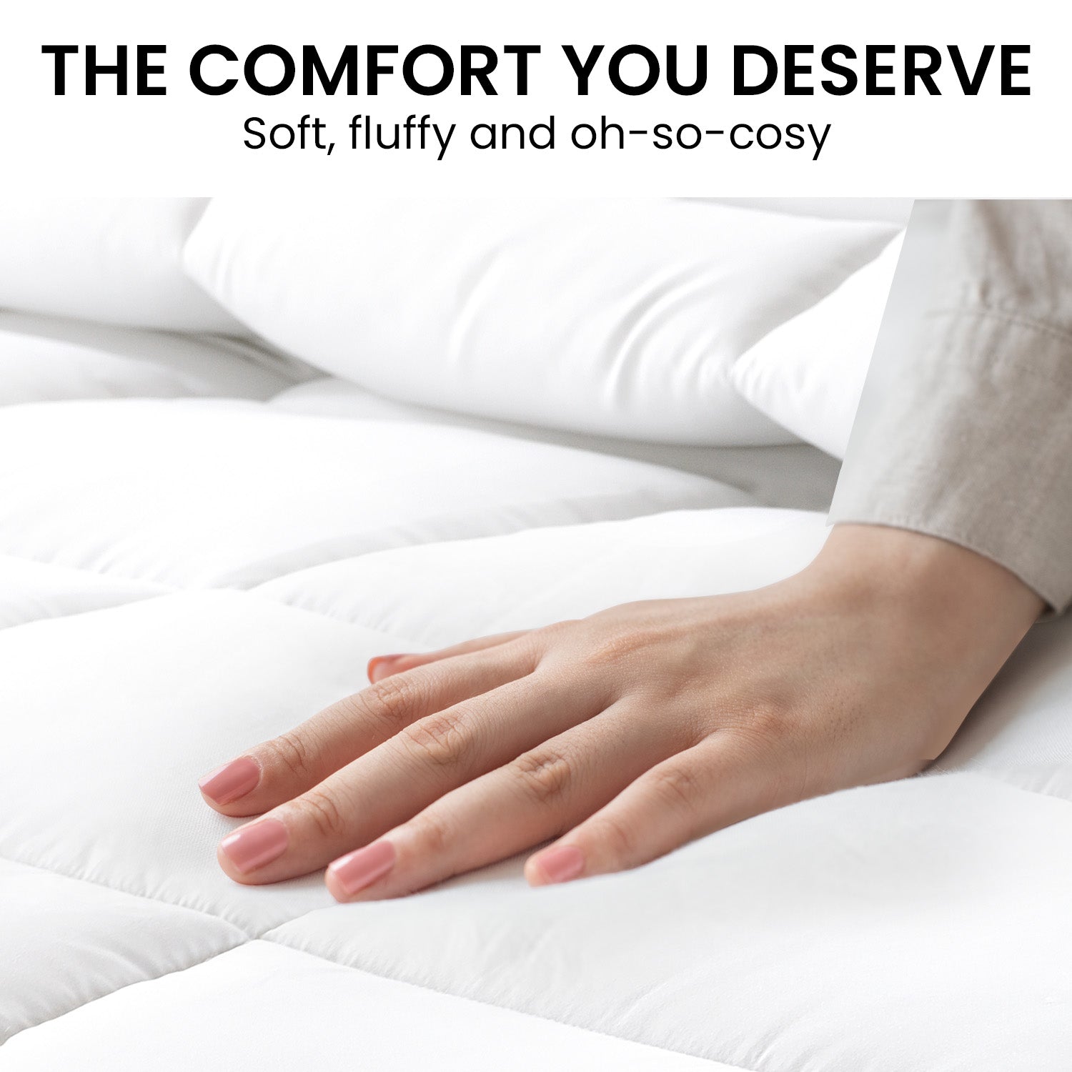Laura Hill 500GSM Duck Down Feather Quilt Duvet Doona - King V240-QLT-DDF-500-KN