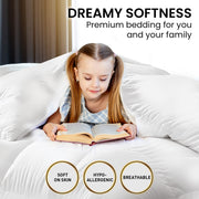 Laura Hill 500GSM Duck Down Feather Quilt Duvet Doona - King V240-QLT-DDF-500-KN