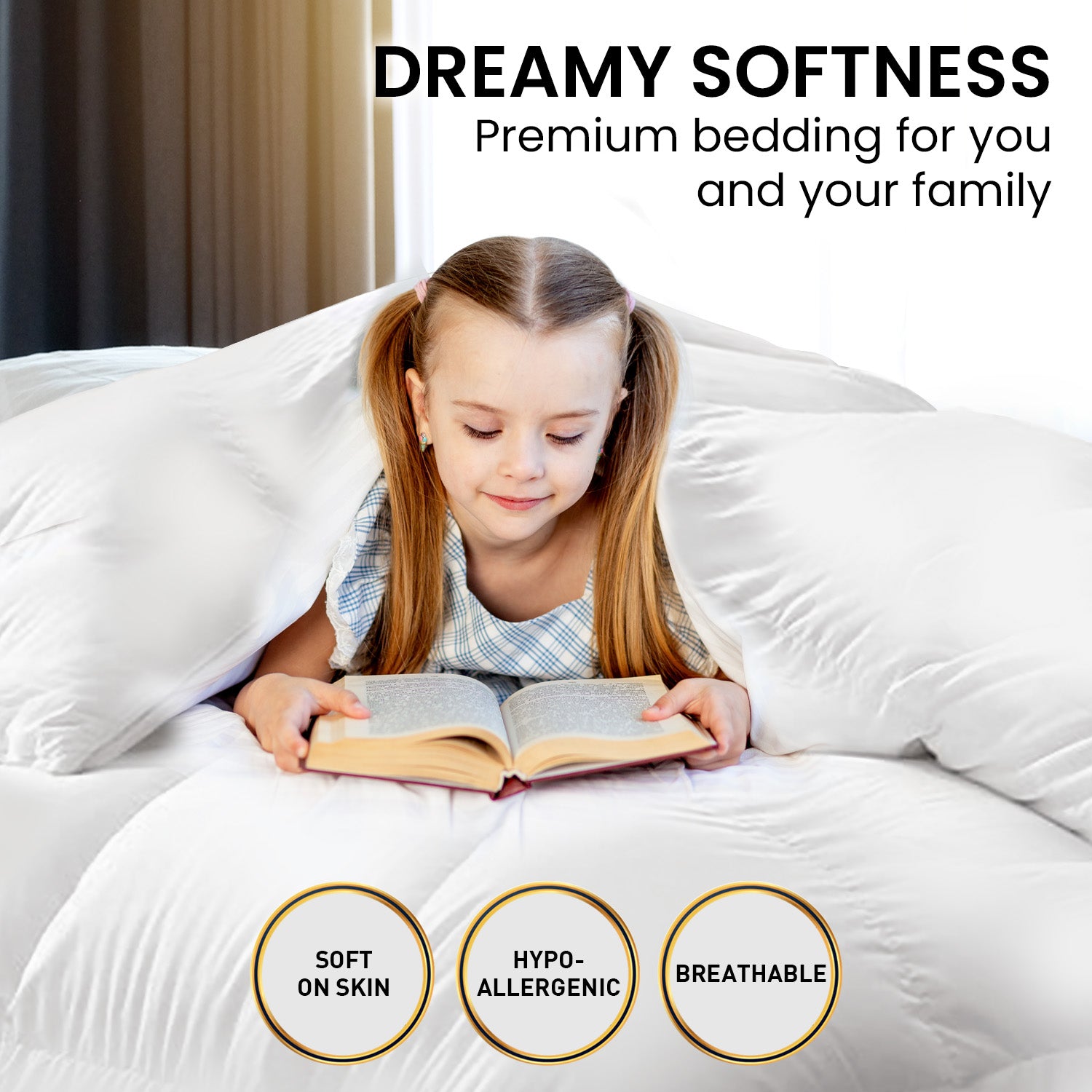 Laura Hill 500GSM Duck Down Feather Quilt Duvet Doona - King V240-QLT-DDF-500-KN