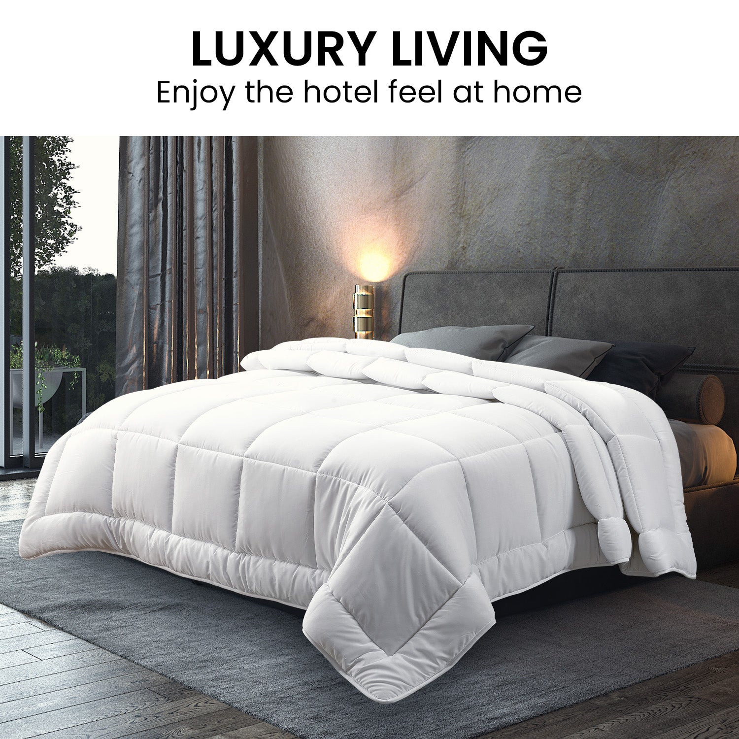 Laura Hill 500GSM Duck Down Feather Quilt Duvet Doona - King V240-QLT-DDF-500-KN