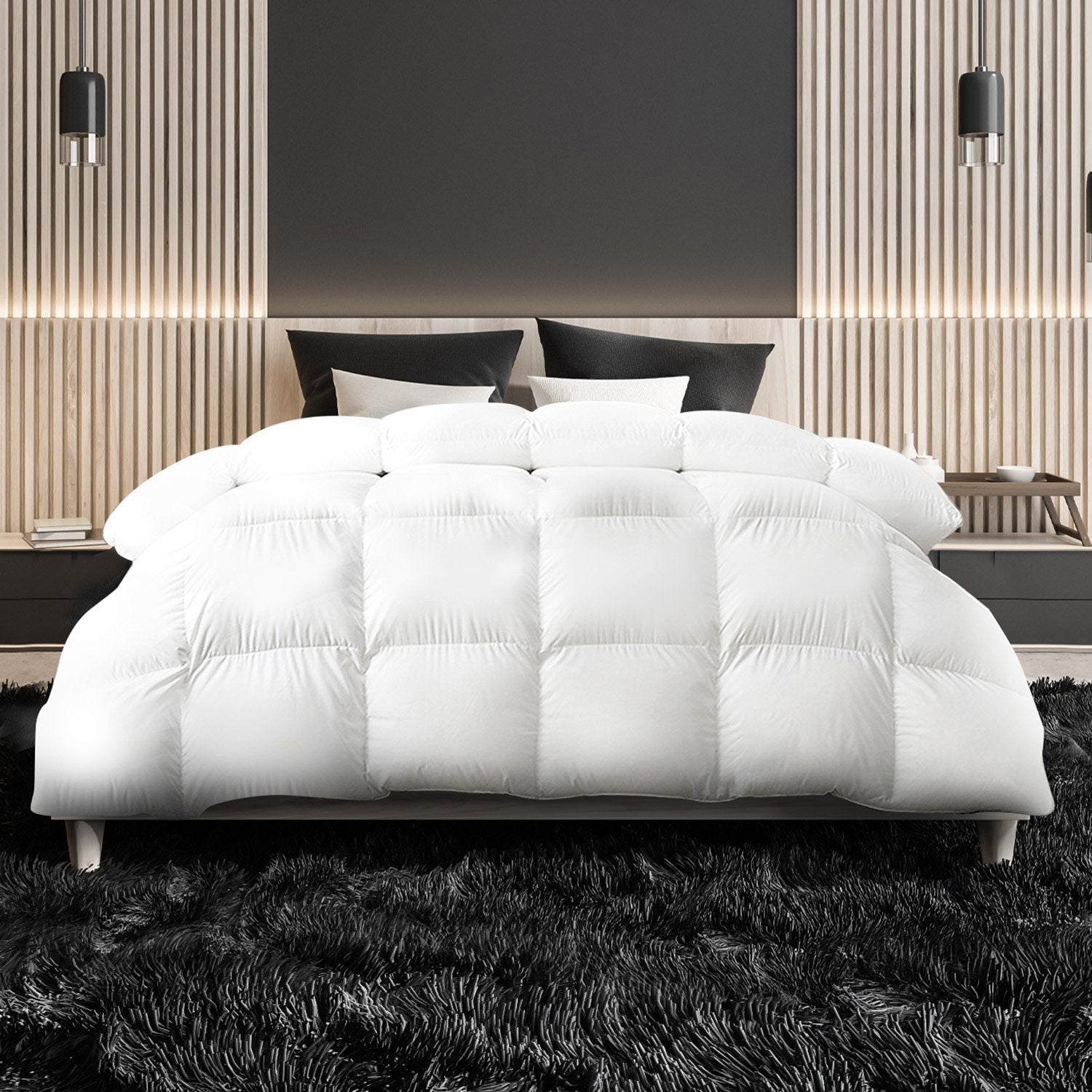 Laura Hill 500GSM Duck Down Feather Quilt Comforter Doona - Queen V240-QLT-DDF-500-QN