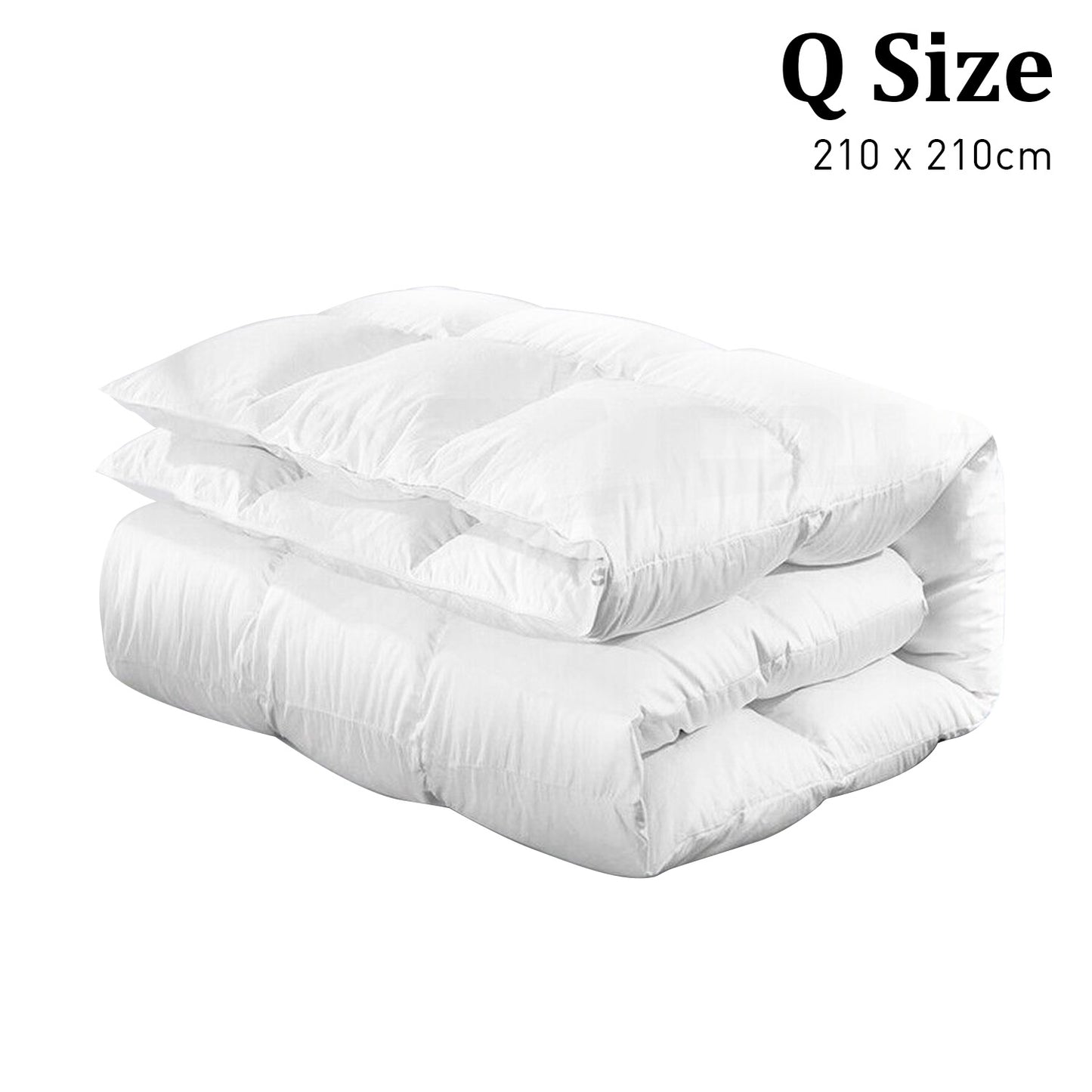 Laura Hill 500GSM Duck Down Feather Quilt Comforter Doona - Queen V240-QLT-DDF-500-QN
