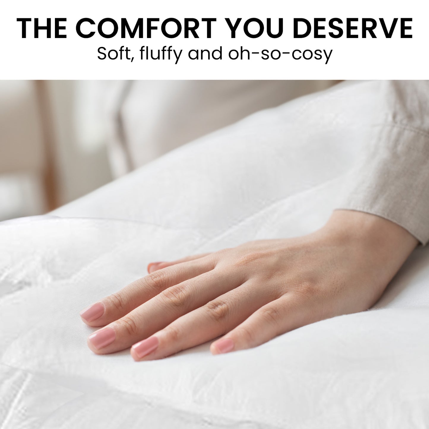 Laura Hill 500GSM Duck Down Feather Quilt Comforter Doona - Queen V240-QLT-DDF-500-QN