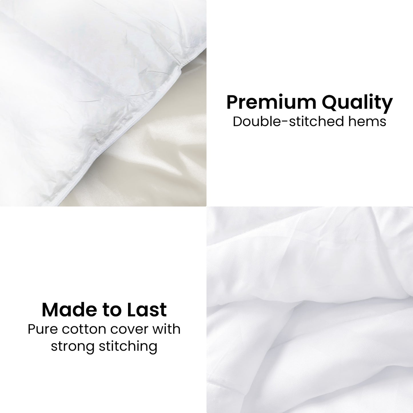 Laura Hill 500GSM Duck Down Feather Quilt Comforter Doona - Queen V240-QLT-DDF-500-QN