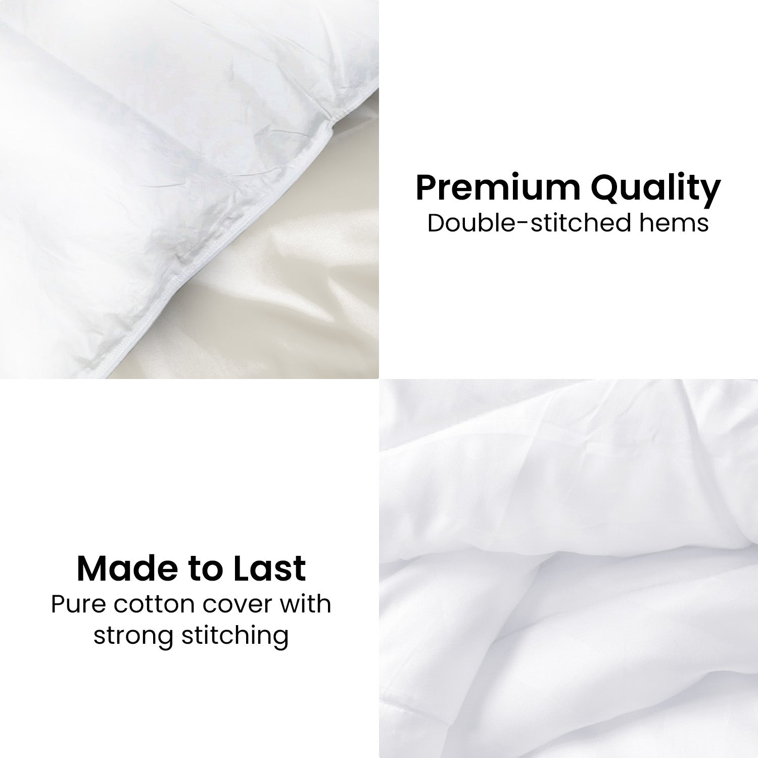 Laura Hill 500GSM Duck Down Feather Quilt Comforter Doona - Queen V240-QLT-DDF-500-QN