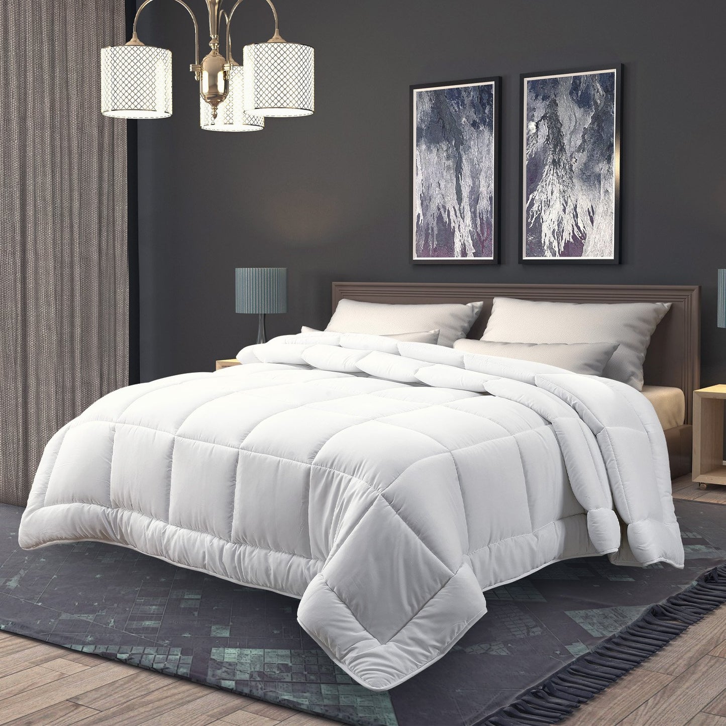 Laura Hill 700GSM Goose Down Feather Comforter Doona - Super King V240-QLT-GDF-700-SK