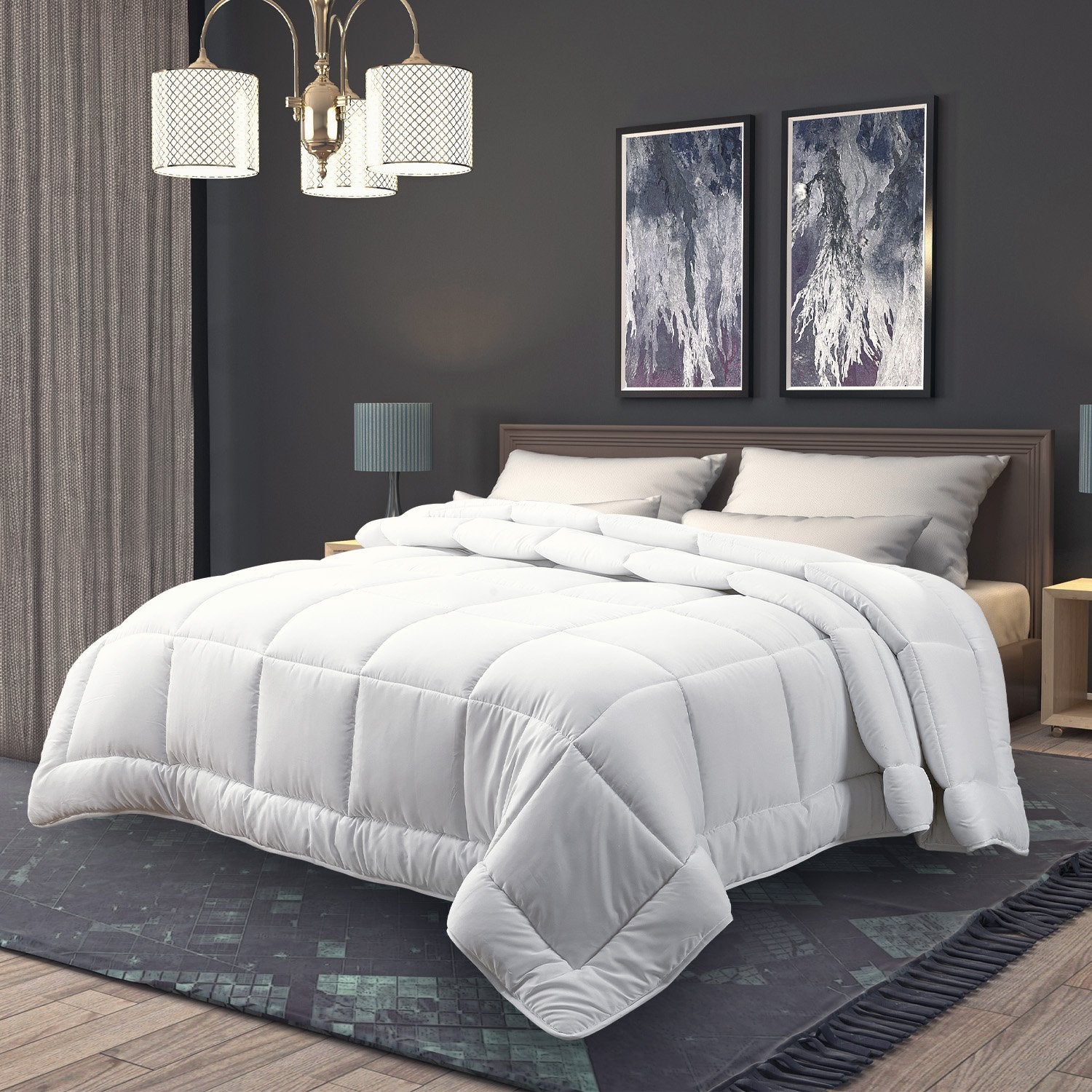 Laura Hill 700GSM Goose Down Feather Comforter Doona - Super King V240-QLT-GDF-700-SK