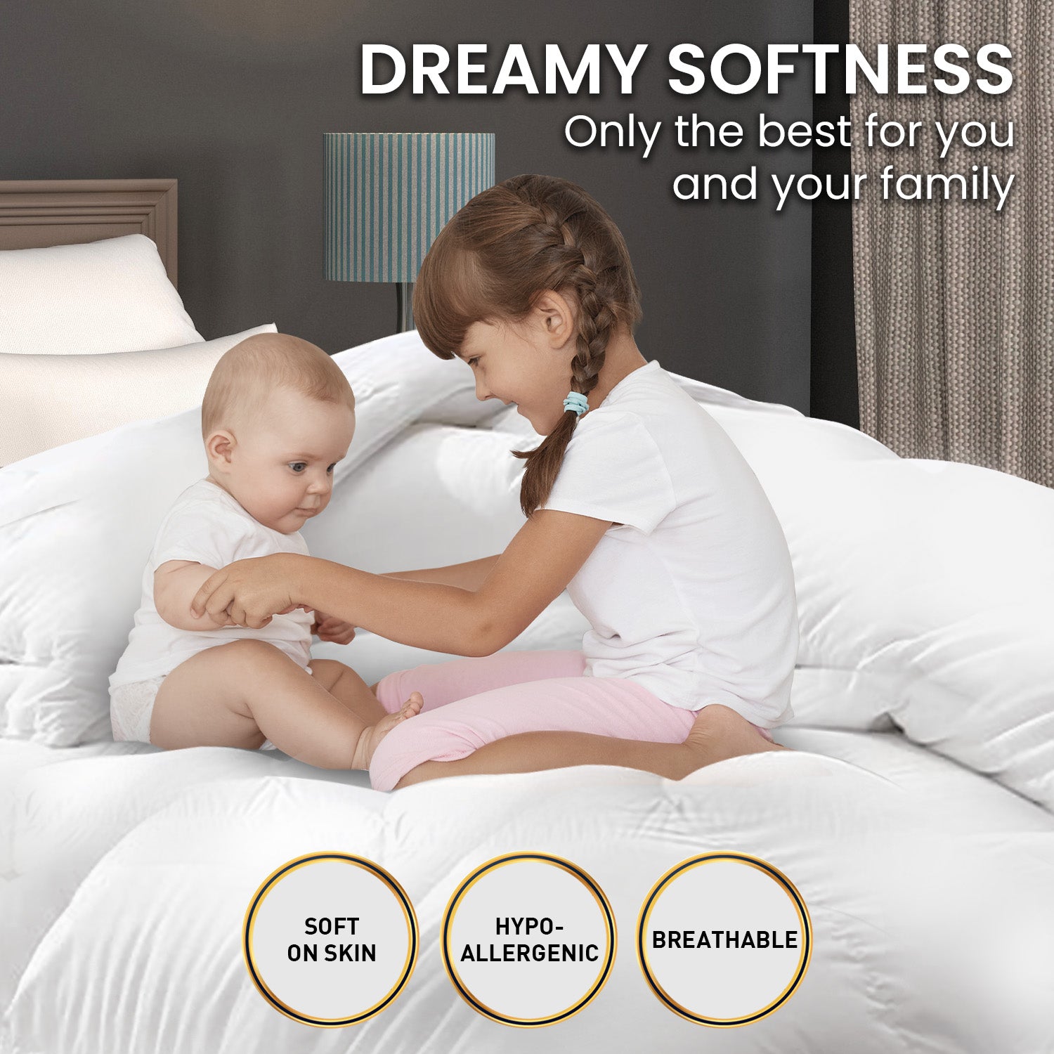 Laura Hill 700GSM Goose Down Feather Comforter Doona - Super King V240-QLT-GDF-700-SK