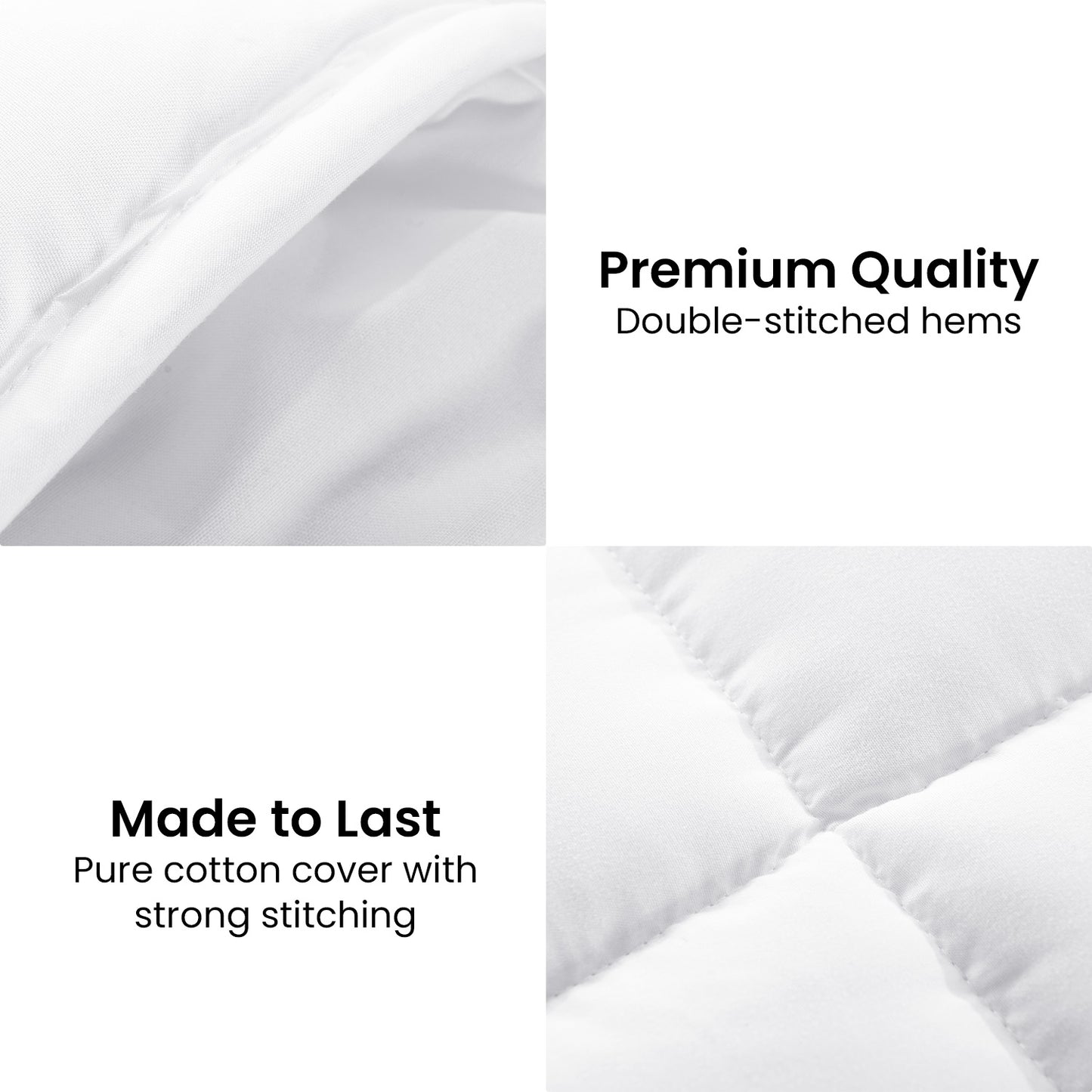 Laura Hill 700GSM Goose Down Feather Comforter Doona - Super King V240-QLT-GDF-700-SK