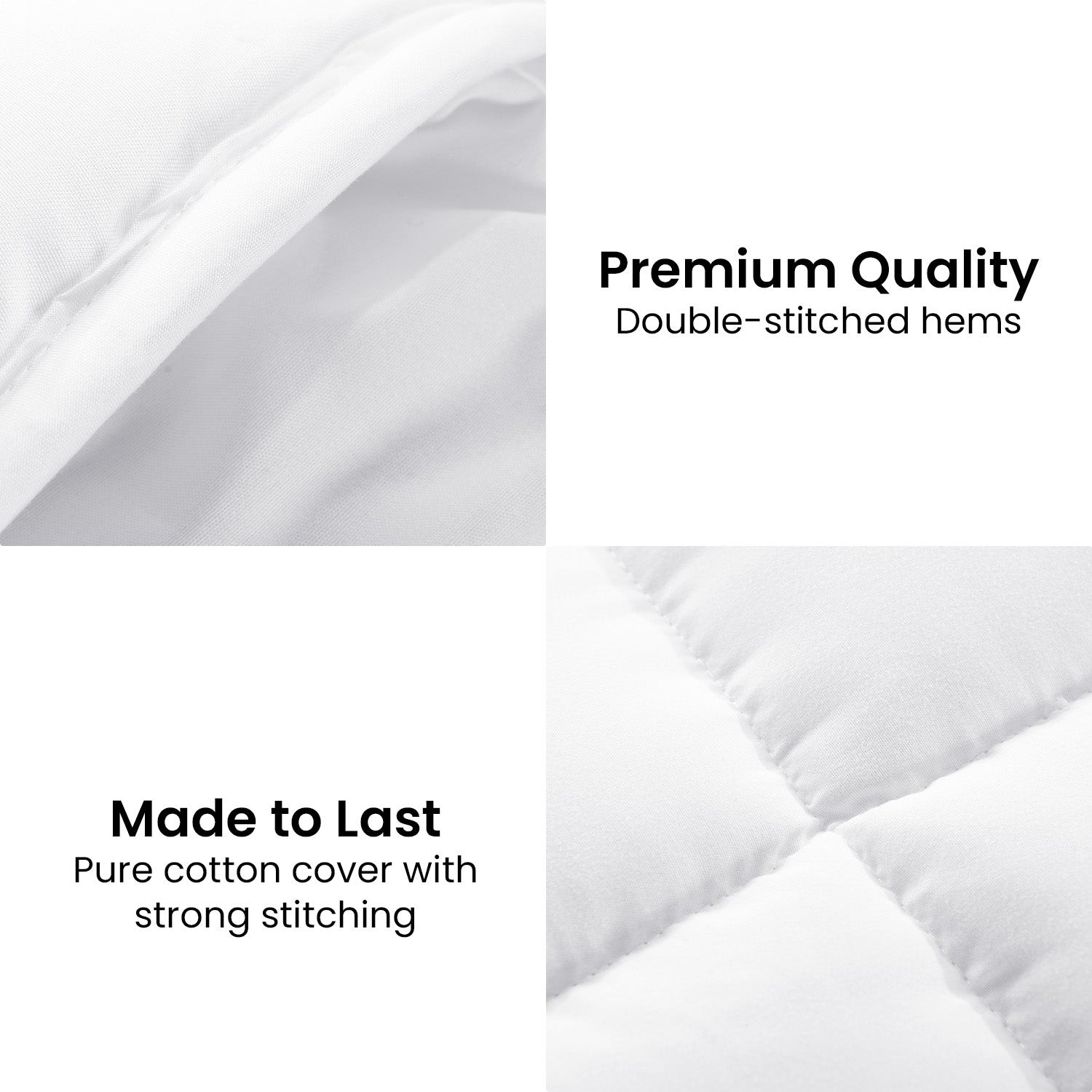 Laura Hill 700GSM Goose Down Feather Comforter Doona - Super King V240-QLT-GDF-700-SK