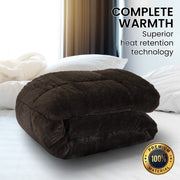 Laura Hill 600GSM Faux Mink Comforter Quilt Duvet Doona - Queen V240-QLT-MKC-600-QN