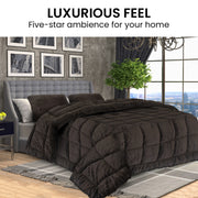 Laura Hill 600GSM Faux Mink Comforter Quilt Duvet Doona - Queen V240-QLT-MKC-600-QN