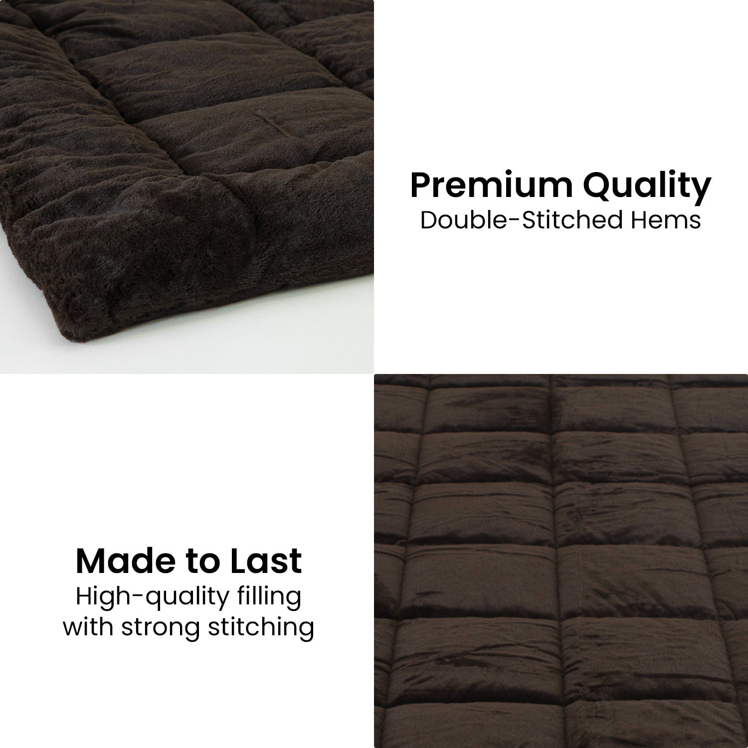 Laura Hill 600GSM Faux Mink Comforter Quilt Duvet Doona - Queen V240-QLT-MKC-600-QN