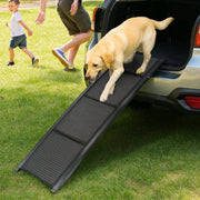 Furtastic Dog Ramp For Cars Pet Ramp For Puppy Medium Dogs Old Dogs & Cats Non-slip Felt Surface Aluminium V240-RAM-JOY-PET-180