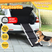 Furtastic Heavy-Duty Aluminium Telescopic Dog Pet Ramp V240-RAM-PET-TC2