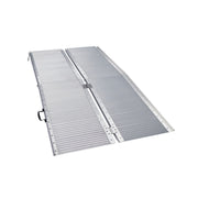 Kartrite 4ft Aluminium Foldable Wheelchair Ramp Non-Slip R02 Silver V240-RAM-WCR-R02-4FT