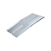 Kartrite 5ft Aluminium Foldable Wheelchair Ramp Non-Slip R02 Silver V240-RAM-WCR-R02-5FT